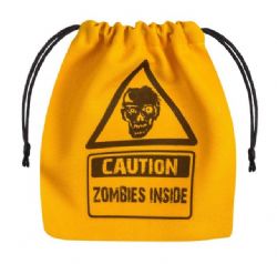 SAC À DÉS EN JAUNE ET NOIR ZOMBIE